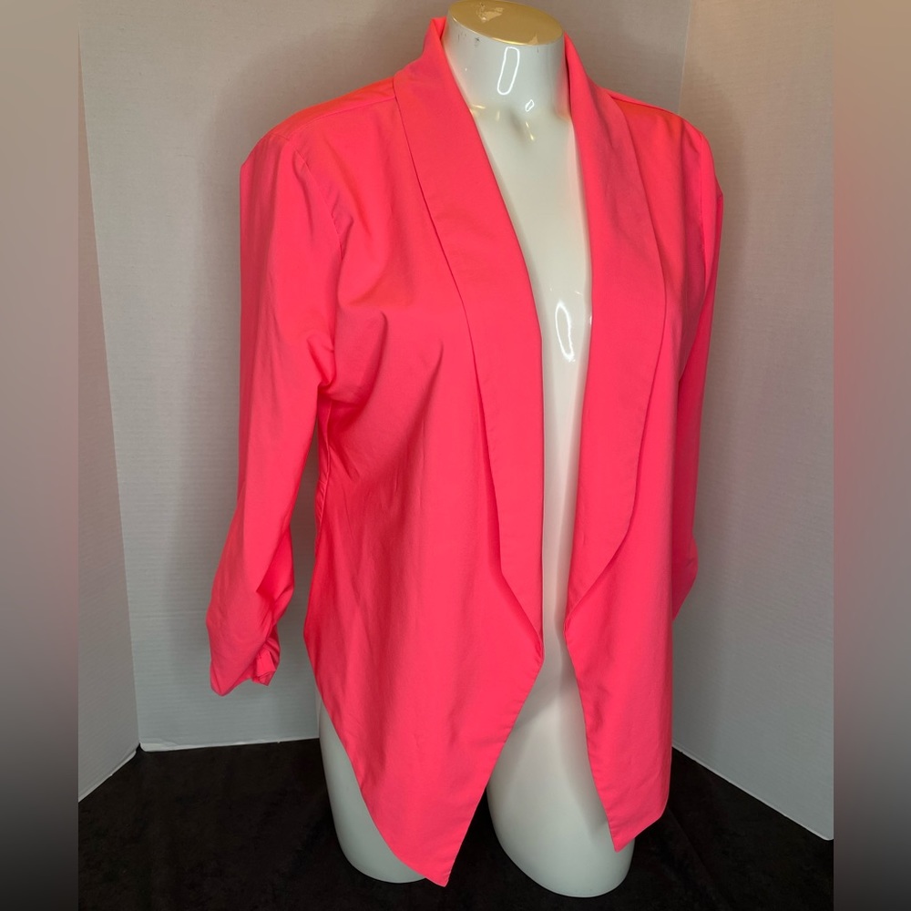 Neon Pink Blazer Size Large